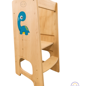 Wiwo Dinonun Çocuk Öğrenme Kulesi Ayarlanabilir Basamak